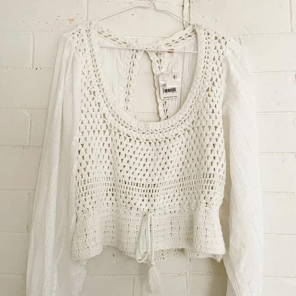 Free People ivory meghan